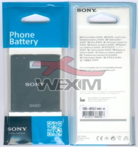 Batterie d'origine Sony BA900 (Xperia M,L,J..)