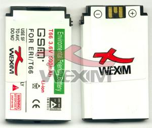 Batterie Ericsson T66/T600 - 500 mAh Li-ion