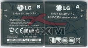 Batterie d'origine LG GD510 Pop - LGIP-550N