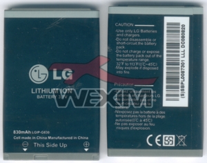 Batterie d'origine LG KP202 - LGIP-G830