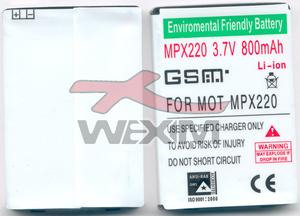 Batterie Motorola MPx 220 - 800 mAh Li-ion