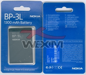 Batterie Nokia d'origine BP-3L (Asha 303/Lumia 710..)
