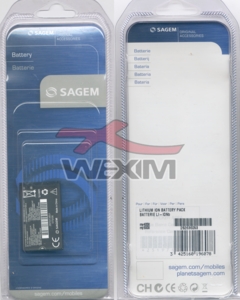 Batterie Sagem d'origine MY-405X/MY-501X