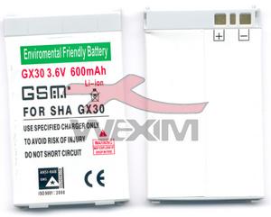 Batterie Sharp GX30 - 600 mAh Li-ion