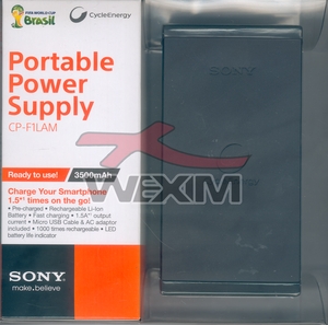 Batterie externe universelle 3500 mAh d'origine Sony