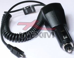 Chargeur voiture microUSB (2A)