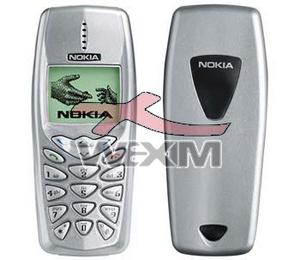 Façade d'origine Nokia 3510 silver