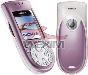 Façade d'origine Nokia 3650 Violet
