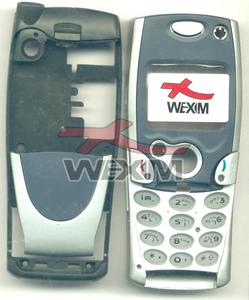 Coque Alcatel 701 blanc-argent&eacute;