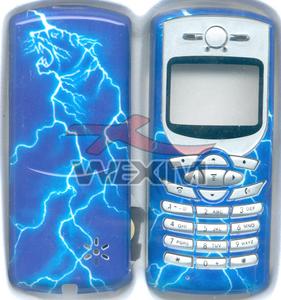 Façade Motorola C350 bleue éclairs tigre