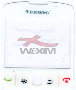 Vitre d'ecran pour BlackBerry Curve 8520(blanche)