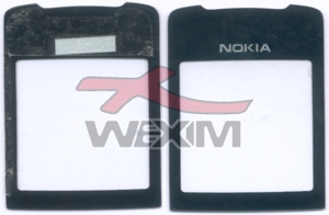 Vitre d'ecran pour Nokia 8800 Sirocco (noir)