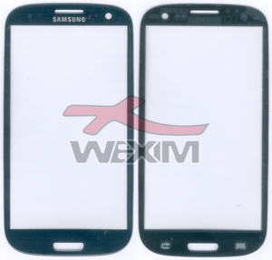 Vitre d'ecran pour Samsung Galaxy S III i9300 (bleu)