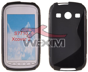 Housse noire Samsung S7710 Galaxy XCover 2