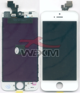 Ecran LCD Apple iPhone 5 (blanc)