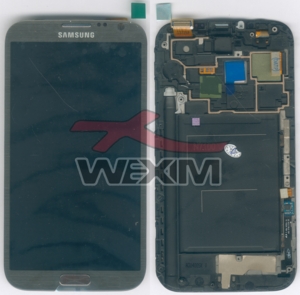 Ecran LCD Samsung Galaxy Note2 N7100 (gris)
