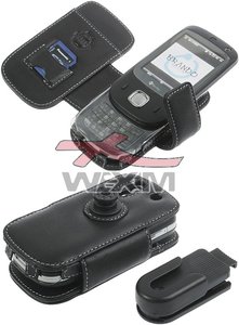 Etui cuir HTC Touch Dual P5500 (side)