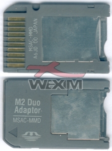 Adaptateur carte mémoire Memory Stick Micro M2->Duo