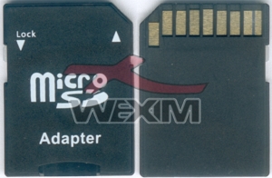 Adaptateur carte mémoire MicroSD->SD
