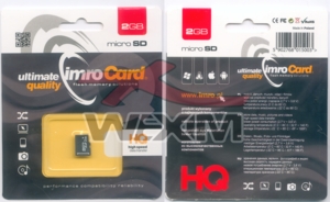 Carte mémoire MicroSD 2 Go