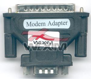 Adaptateur modem 25 broches (NULL Modem)