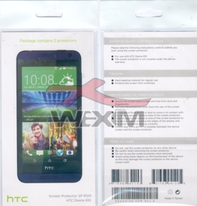 Protection d'écran d'origine HTC Desire 610 (2 pièces)