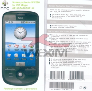Protection d'écran d'origine HTC Magic G2 (2 pièces)