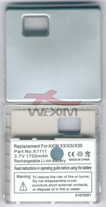 Batterie Dell Axim X3 - haute capacité