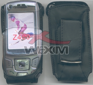 Housse Luxe noire Samsung Z400