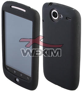 Etui silicone HTC Google Nexus One (noir)