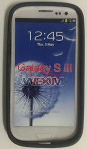 Etui silicone Samsung Galaxy S III i9300 (noir)