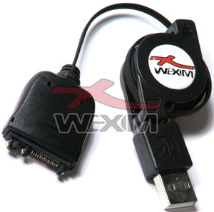 Câble rétractable USB Palm Tungsten T5