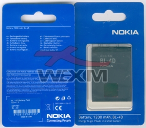 Batterie Nokia d'origine BL-4D (N8..)
