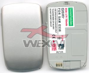 Batterie Samsung E530 - 700 mAh Li-ion - argenté