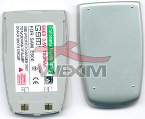 Batterie Samsung E600 - 700 mAh Li-ion - argenté