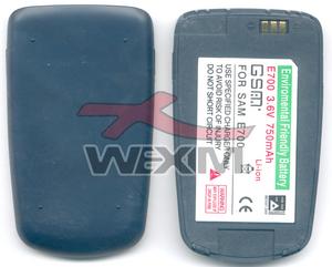 Batterie Samsung E700 - 750 mAh Li-ion - bleue