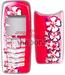 Façade Nokia 3100 rouge fleurs Tahiti