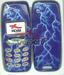 Façade Nokia 3310 bleue éclairs tigre