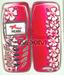 Façade Nokia 3310 rouge fleurs Tahiti (clavier 8210)