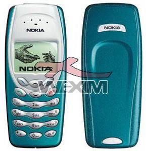 Façade d'origine Nokia 3410 turquoise