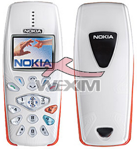 Façade d'origine Nokia 3510i Gaming (blanc)