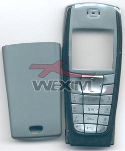 Façade Nokia 6220 noire-grise
