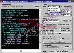 Original Maxon MX-79xx/Sewon SG-1000 Service Tool