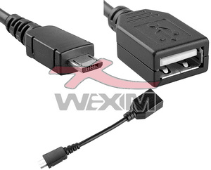 Adaptateur microUSB mâle vers USB femelle