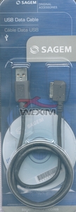 Câble USB(+recharge) Sagem My-700X d'origine