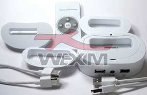 Cradle(socle) USB/FireWire iPod (avec télécommande)