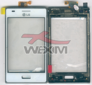 Vitre tactile LG E610 Optimus L5(blanche)