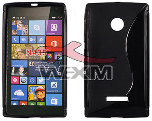 Housse noire Microsoft Lumia 435