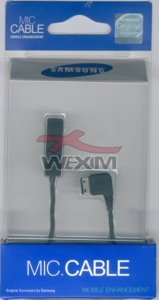 Adaptateur audio jack 3.5mm Samsung G600(+micro) d'origine