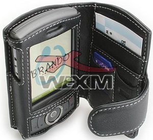 Etui cuir HTC P3300 (side)